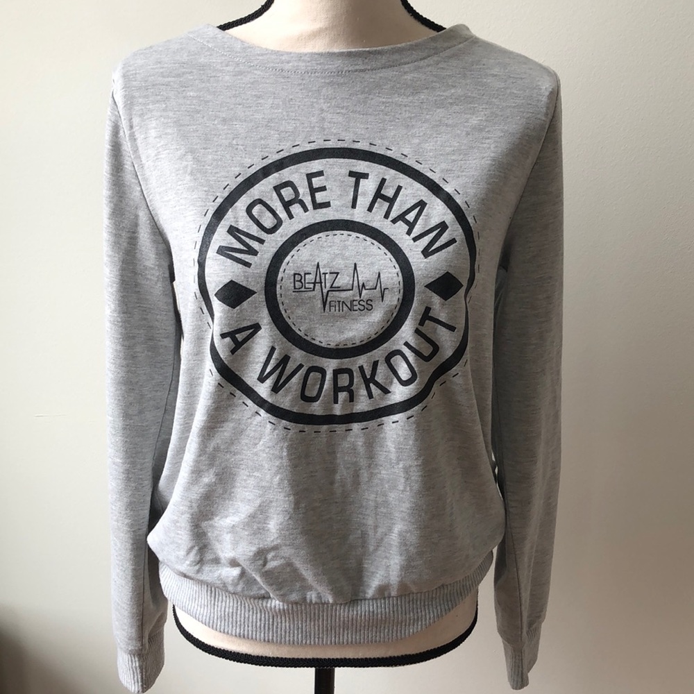 BEATZ FITNESS open back sweatshirt